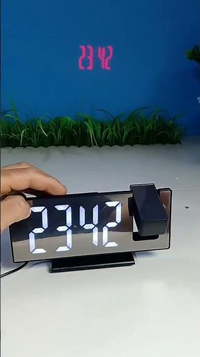 ⏰ Digital Projection Alarm Clock | Smart LED Time Display Gadget 🔆