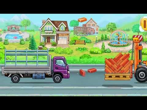 Build a New House with a Garage | Kids Construction Game