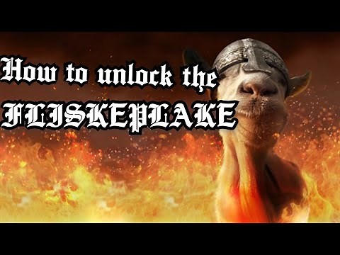 How to unlock the Fiskeplaske (The Mermaid Goat) - Goat Simulator (PS4)