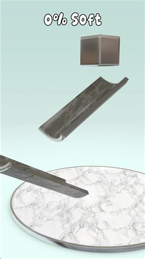 Chrome Cube vs Chutes | Satisfying Softness Simulation