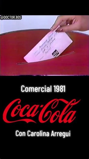 Comercial Coca Cola Con Carolina Arregui 1981