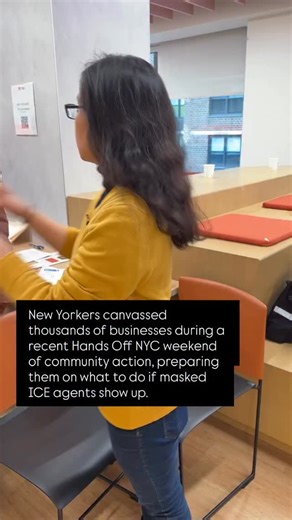 Hands Off NYC on Instagram: "We’re helping prepare businesses for what to do when ICE comes. Join us in the movement to defend our city and neighbors at HandsOffNYC.com (link in bio)."