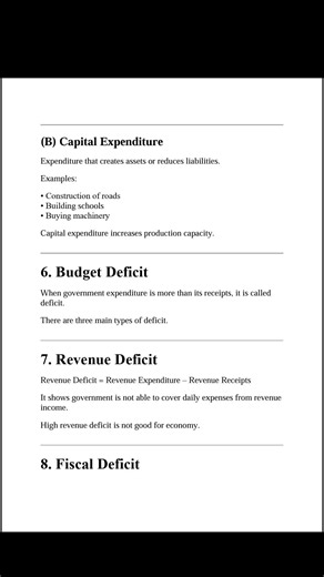 Class 12 Economics Chapter 4 Government Budget and the Economy CBSE 2026 Notes