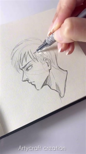 Boys Hair Drawing Tutorial ✏️ Easy Step by Step #shorts