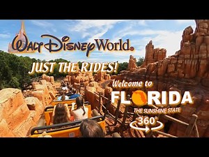 Florida Trip: Walt Disney World - Magic Kingdom - Just the Rides! [360 VR]