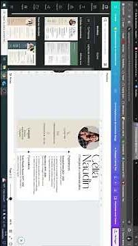 faire un cv avec canva #work #canva#cv