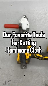 2.2K views | Here’s our favorite tools for cutting hardware cloth at...