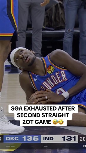 Shai Gilgeous-Alexander Gassed After 2OT Game
