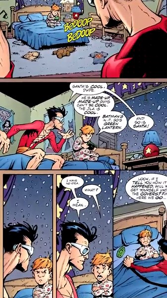 Santa joins the Justice League
