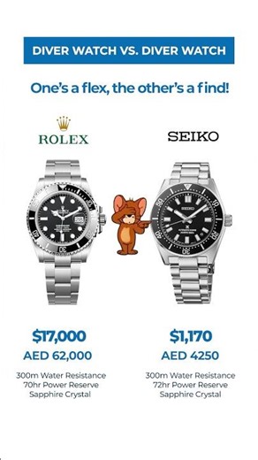 DIVER WATCH vs DIVER WATCH 🖤🌊