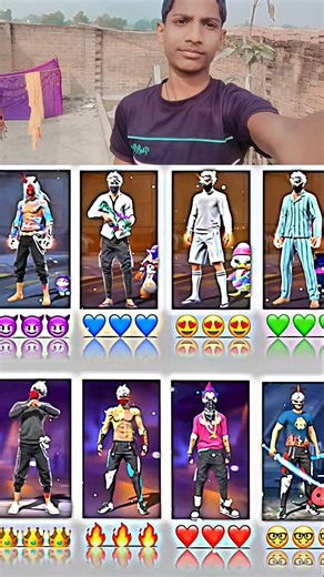 "Free Fire Bundles Challenge 😱🔥 Which Bundle do you have? 💙🤍💚"