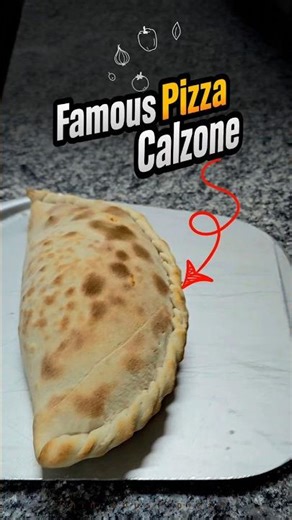 Famous pizza Calzone 🔥 #shorts #pizza #calzone #cooking #food #pizzalover