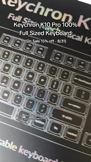 fully full 100% keyboard. I am pretty sure it's 106 keys? I also said 108? Split the difference? #keyboard #typing #writing #computer #pc #mac #ad #brand #sale