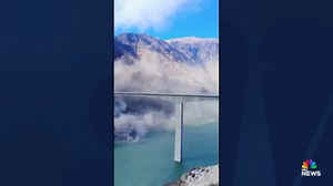 Bridge partially collapses in southwestern China