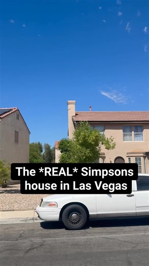 In 1997 Fox gave away an exact replica of the Simpsons house in Las Vegas/Henderson. This is what it looks like today! | Las Vegas