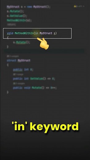 The "in" keyword in C# is Awesome