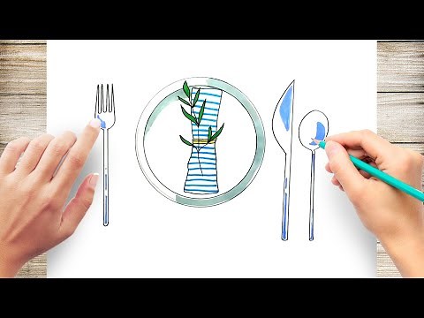 How to Draw Dinner Plate