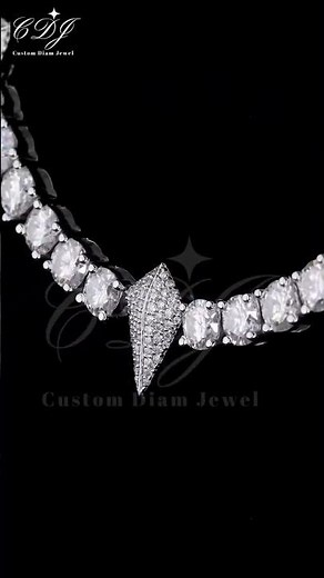 Wolf Tooth Charm Necklace 💎 | Men’s Iced Out Hip Hop Chain