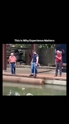 Oliva on Instagram: "This page respects old skills Log rolling is an old lumberjack skill dating back to the late 1800s, originally used by loggers to stay balanced while moving timber down rivers. Before modern machinery, log drivers had to walk and control floating logs to prevent jams and keep timber flowing downstream. The goal is simple: stay on the log longer than your opponent and force them into the water. Success depends on balance, foot speed, timing, and rhythm rather than strength. C