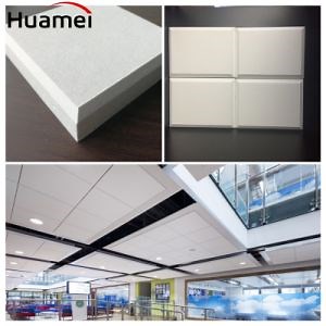 [Hot Item] Suspended Acoustic Ceiling Panels Fibreglass Sound Absorbing Ceiling Tile for Hotel Offices