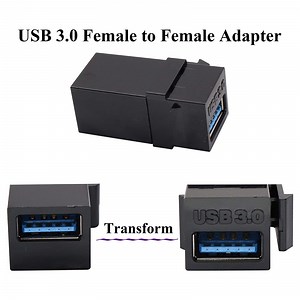 [Hot Item] Free Sample USB 3.0 Keystone Jack Type a Female to Female Coupler Adapter