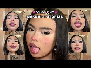 “Cute girl” makeup tutorial