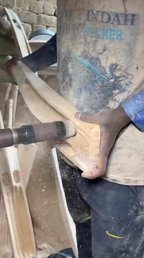 Making Tennis Cricket Bats in small factory #tennis #cricket #bats #making #factory #manufacturing #Process #amazing #foryou #foryoupage #fyp