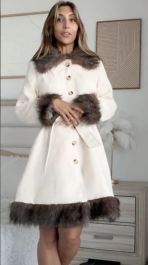 Retro Glam Try-On | Velvet 1950s Coat Dress Styling