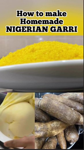 1.3K views · 11 reactions | #How to make Homemade NIGERIAN GARRI #homemade #garri #reel | Amaka's Healthy Kitchen & Lifestyle | Facebook