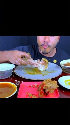 ASMR: Eating spicy 🔥 fish Big had pics 😱 curry 🥵