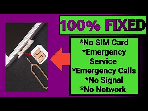 how to fix issue of "NO SIM DETECTED"/" NO SIGNAL"/" EMERGENCY CALLS ONLY" on a mobile phone 100% 🔥