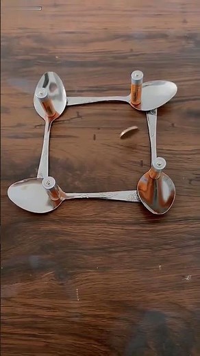 🪙 Coin Magic with Spoons & Batteries! 😱 | Amazing Science Trick #shorts