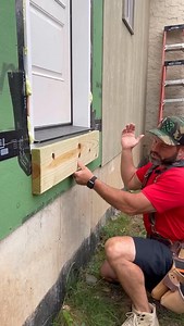 Next week I’ll be resuming the framing of this small deck/landing and stairs, but this landing technically started last year when I installed and flashed this ledger board against the house. Proper flashing is key. It’s worth noting the ledger flashing is galvanized steel, not aluminum. You wouldn’t want to install aluminum flashing in contact with treated lumber. #framing #deck #carpenter #flashing #siding | Justin Metzler