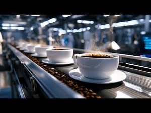 Inside a Modern Coffee Factory: FULL PROCESS — From Green Coffee Beans to Coffee in Your Cup