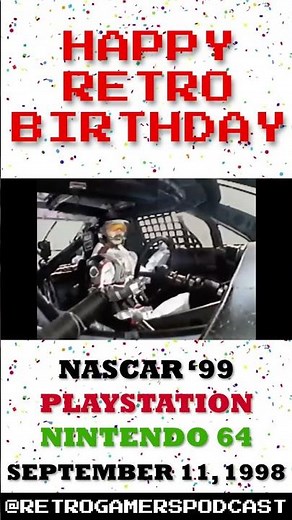 Happy Birthday to Nascar 99 on Nintendo 64 and Playstation!