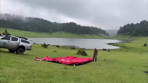 Camping in Hill Comfort with Bungalow Tent #bushcraft #camp #camping #campinglife #outdoor #outdoors #trip #tent #viral #fyp #fypシ #foryou #foryoupage #trending