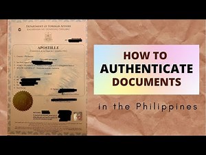 HOW TO AUTHENTICATE DOCUMENTS IN THE PHILIPPINES | APOSTILLE | Hazel's Diary