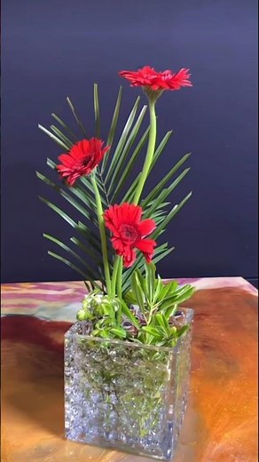 Gerbera Flower Arrangement Ideas #flowerarrangementtips #花藝 #diy