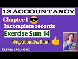 12 Accountancy - Chapter 1 - Exercise Sum 14