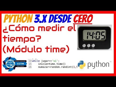 ¿Cómo medir el tiempo en Python? (Módulo de Time, Básico)