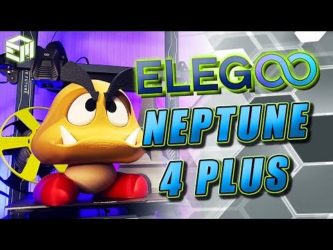ELEGOO Neptune 4 PLUS Guide: Setup, Firmware Update, Slicing, Example Prints, plus Review!