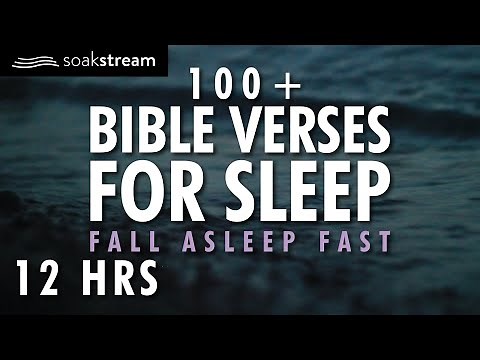 100+ Bible Verses For Sleep | God's Promises | Fall Asleep Fast | 12 HRS