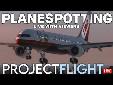 PLANESPOTTING IN PROJECT FLIGHT (You can join too!) | #projectflight #aviatorr1zz