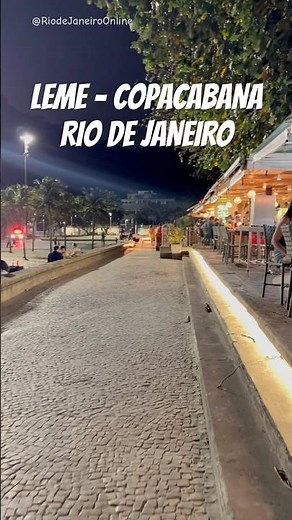 Noite no Leme, Copacabana, Rio de Janeiro ao vivo 🏖️