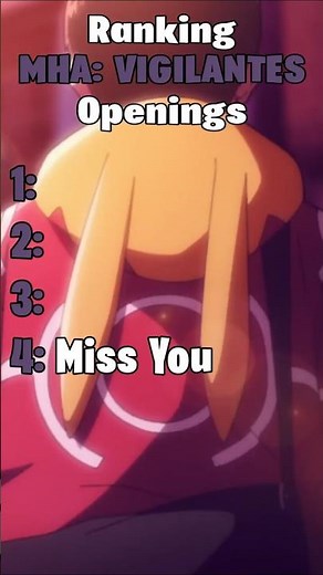 Ranking all MHA VIGILANTES Openings and Endings! #mhavigilantes #vigilantes #anime #animeshorts