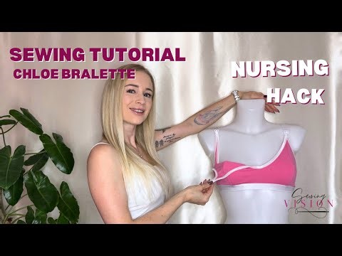 The BEST Nursing Bralette You Can Sew (Beginner Friendly)