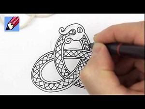 How to draw Celtic Snake Knots