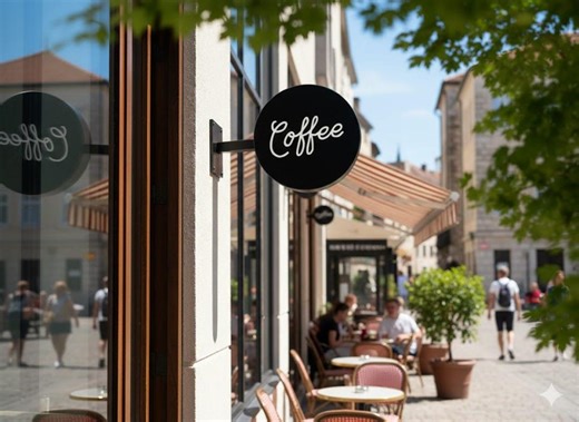 Modern 3D Blade Sign, Minimalist Hanging Sign, Trendy Shop Blade Sign, Outdoor Projecting Sign - Etsy