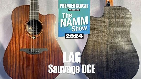 Lag have set their sites on sustainabilty, using smoked raw eucalyptus—an invasive species that needs to be harvested—for the striking back and sides of the Sauvage DCE. These affordable solid-top BrankoWood acoustics—starting at $420–offer a sound as warm as they look, with onboard electronics. Available in Europe, they’ll be in the U.S. soon. More NAMM Gear: https://www.premierguitar.com/gear/gear-galleries/namm-2024 Subscribe to PG's Channel: http://bit.ly/SubscribePGYouTube Win Guitar Gear: 