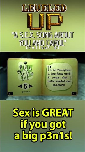 S.E.X. Song about You and Carol [Fallout 3] #gaming #fallout #fallout3